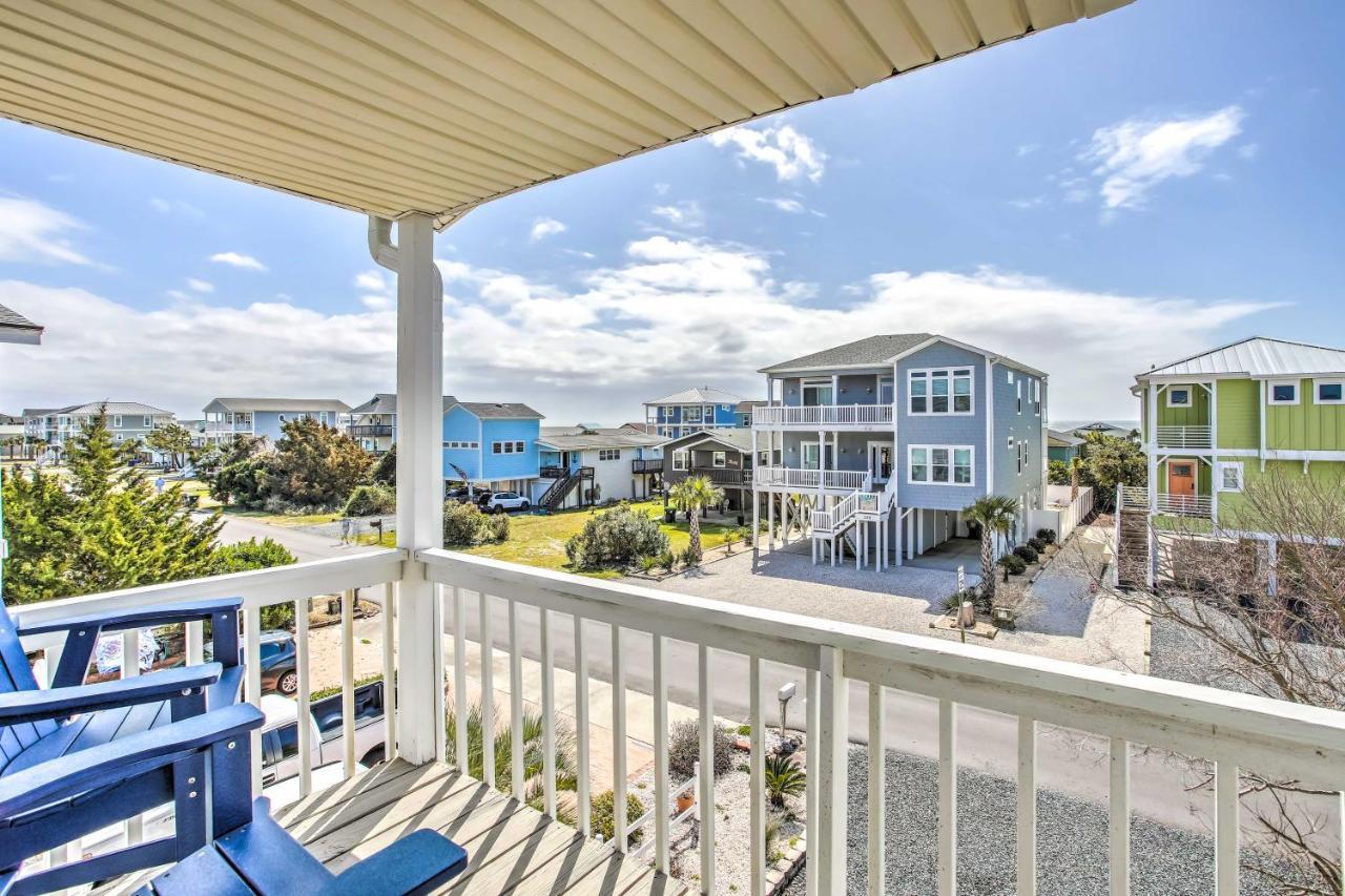 Coastal Oasis With Decks Walk To Holden Beach! Exterior photo
