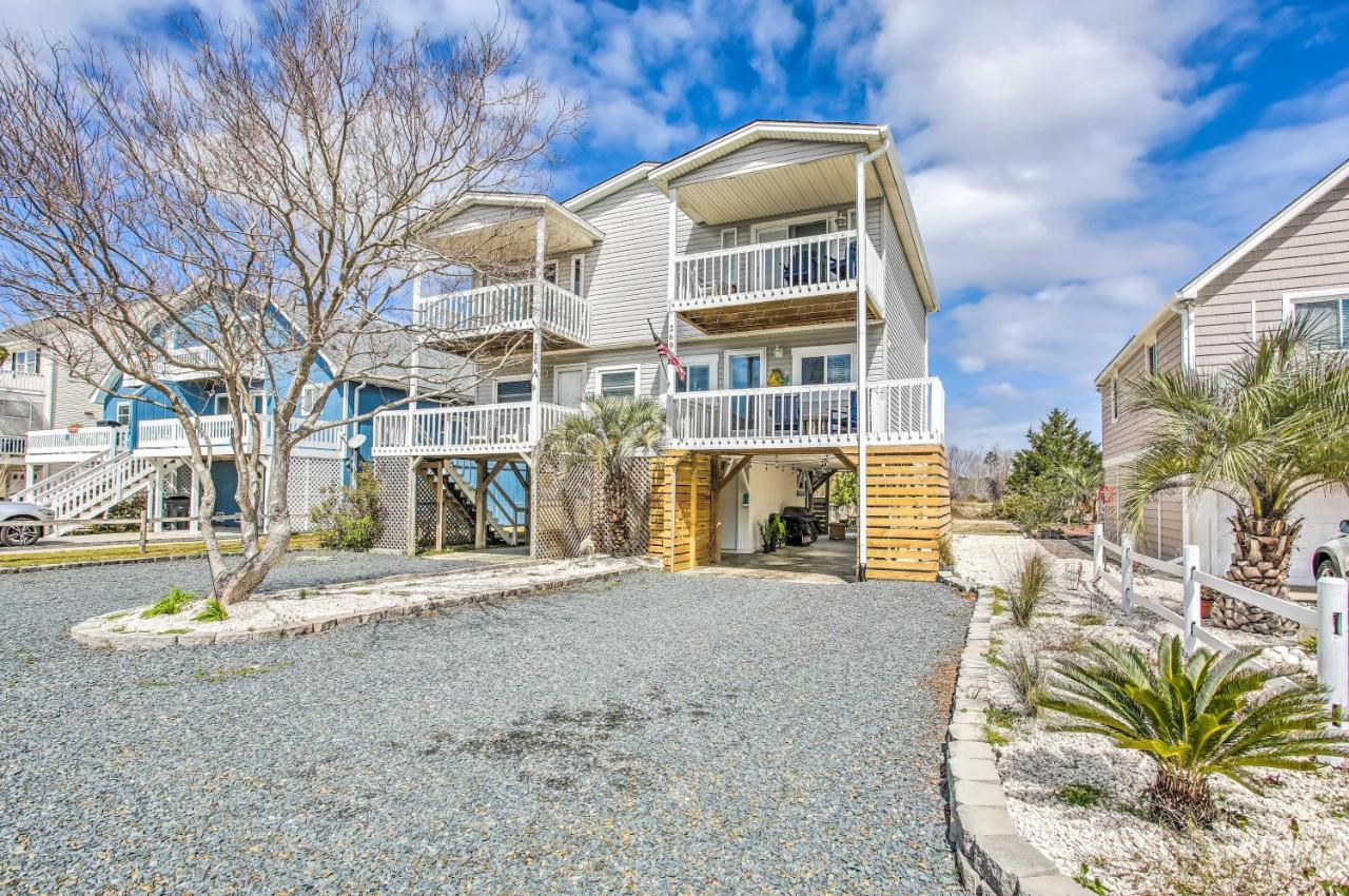 Coastal Oasis With Decks Walk To Holden Beach! Exterior photo